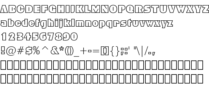 Betűtípus előnézet Geometric 885 BT