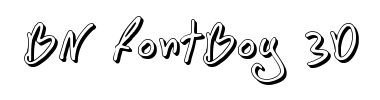 Betűtípus BN FontBoy 3D