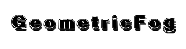 Betűtípus GeometricFog