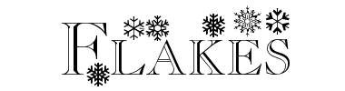 Betűtípus Flakes